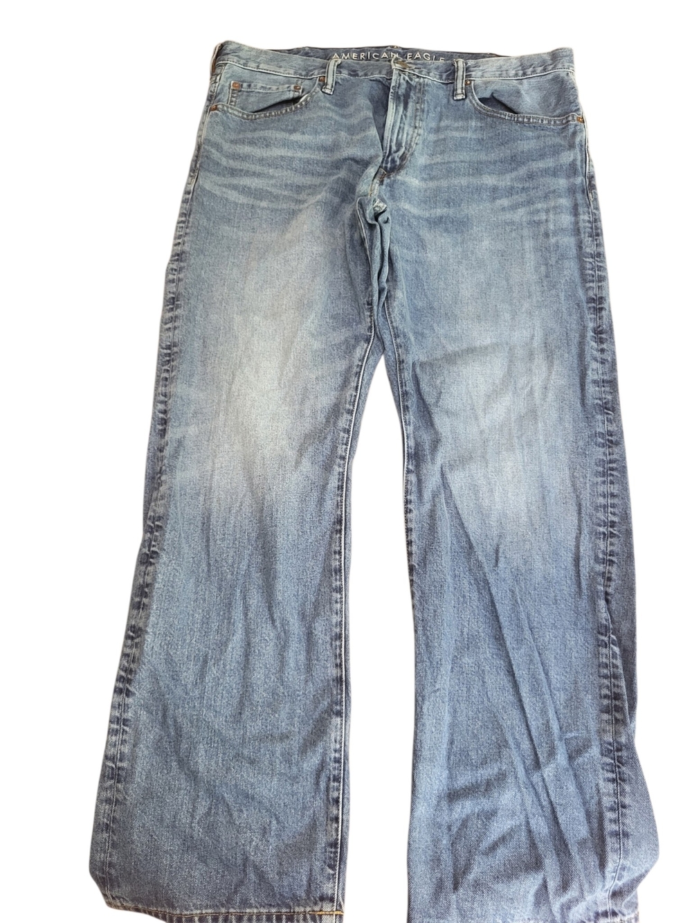 American Eagle Outfitters Light Blue Flare Wide Leg Jeans